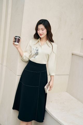 Chân váy xòe can mảnh - L62L24Q002