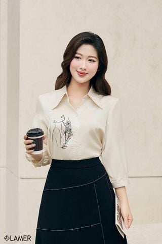 Chân váy xòe can mảnh - L62L24Q002