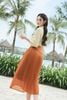 Chân váy xòe dập ly - L62L24Q005