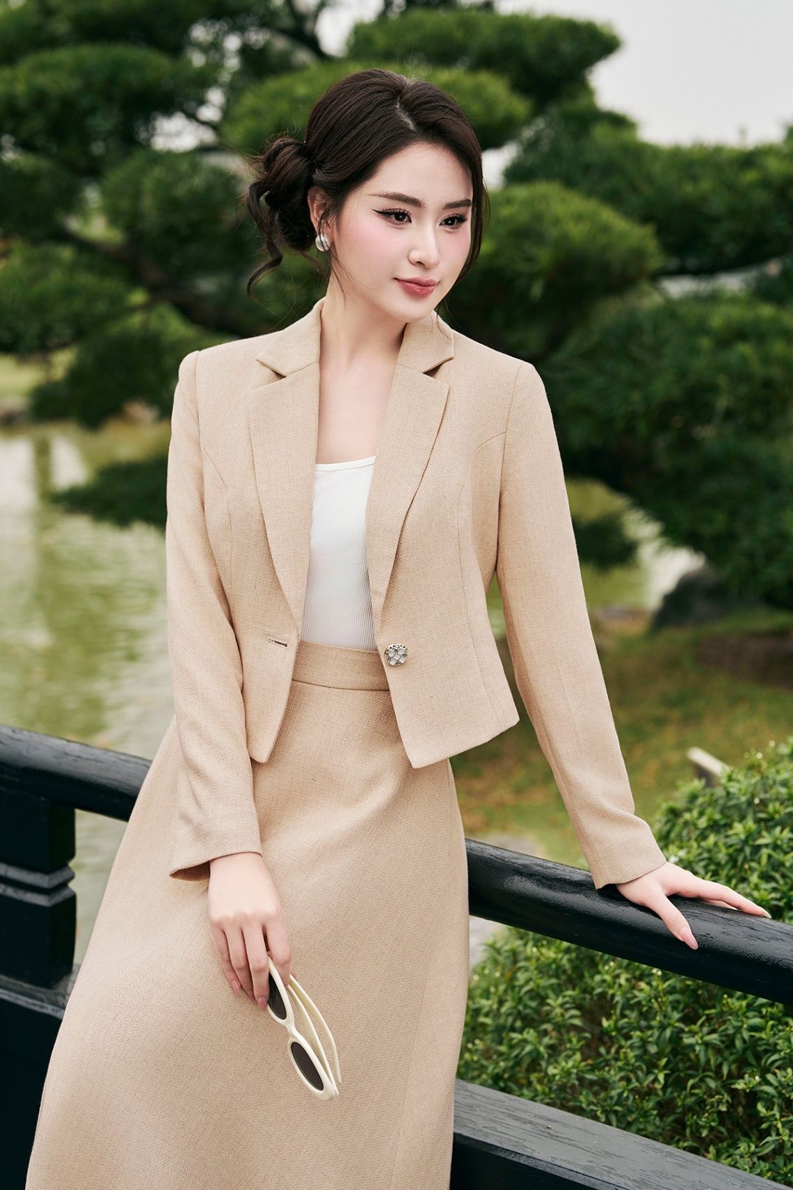 Chân váy xòe dáng dài - L62L24T003