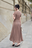 Chân váy thun xếp nhún - L62L25H012