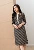 Đầm phối nẹp - L63F22T043