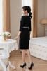 Đầm ôm nẹp đính khuy - L63F23Q027