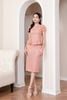Đầm sen peplum cổ đính trai - L63F24Q051