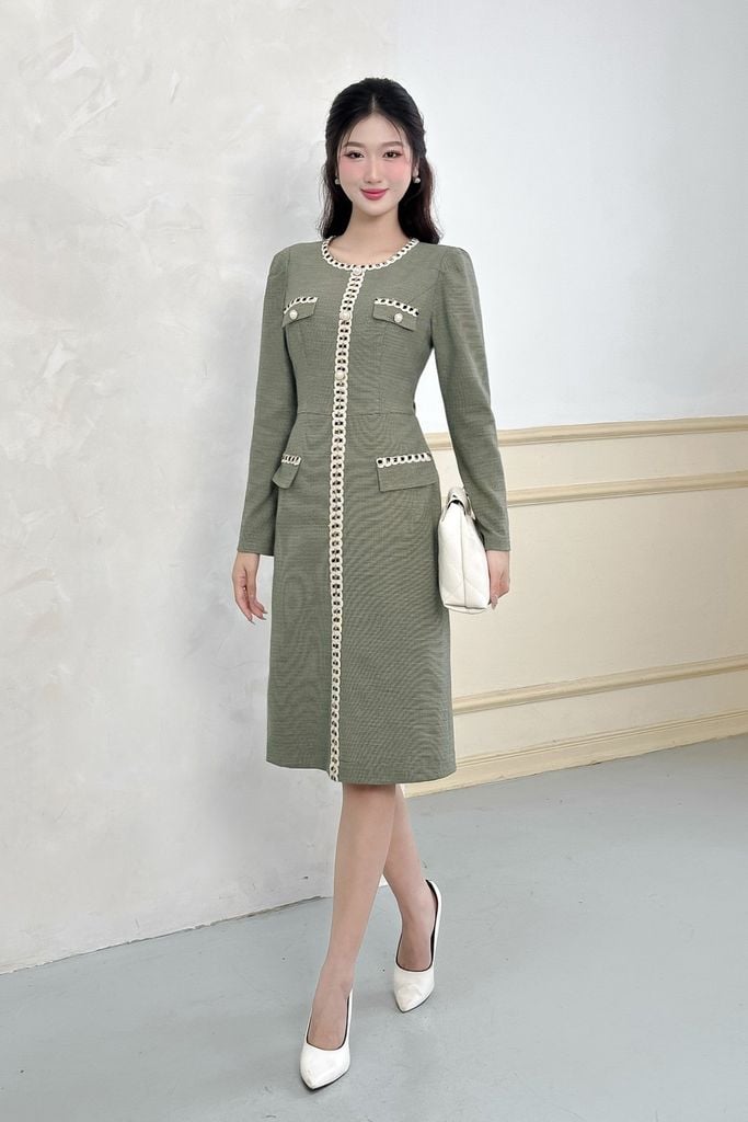 Đầm ôm dài tay - L63F24T002