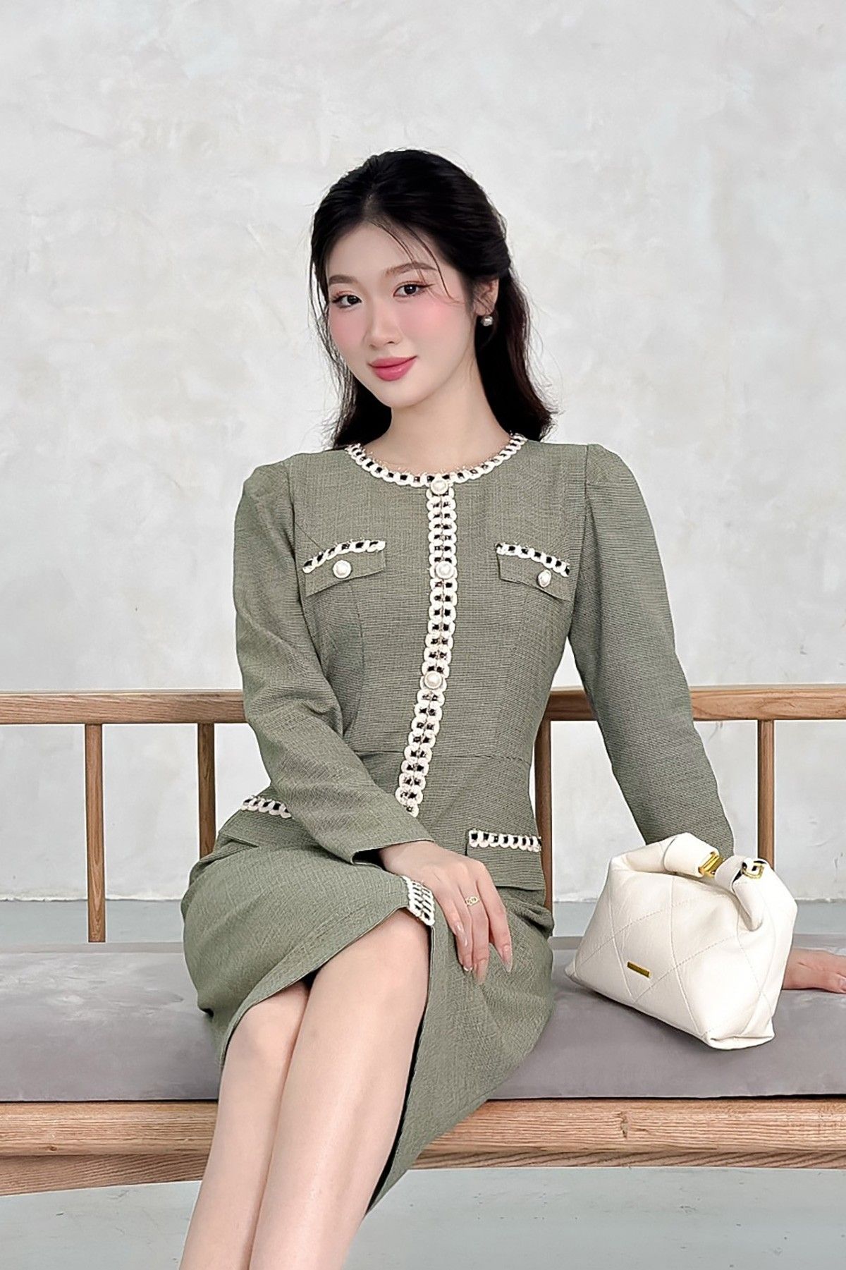 Đầm ôm dài tay - L63F24T002
