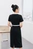 Đầm cổ tàu phối - L63I24H043