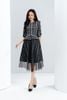 Đầm kẻ peplum - L63L22T042