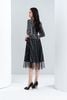 Đầm kẻ peplum - L63L22T042