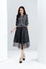 Đầm kẻ peplum - L63L22T042