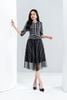 Đầm kẻ peplum - L63L22T042