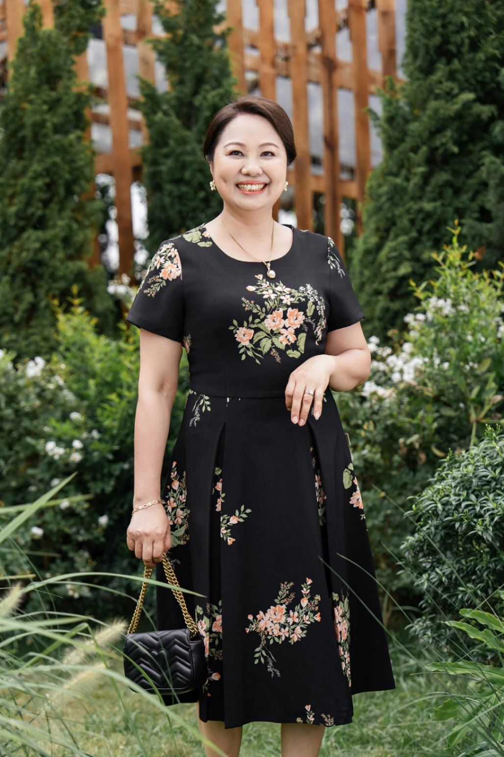 Đầm cổ tròn - L63L23H025