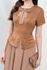 Đầm xòe cổ sen - L63L23Q003