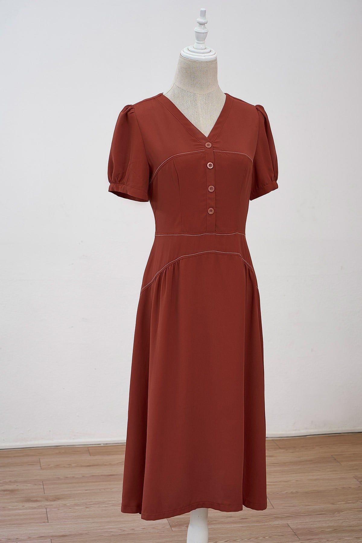 Đầm cổ Y - L63L24H093