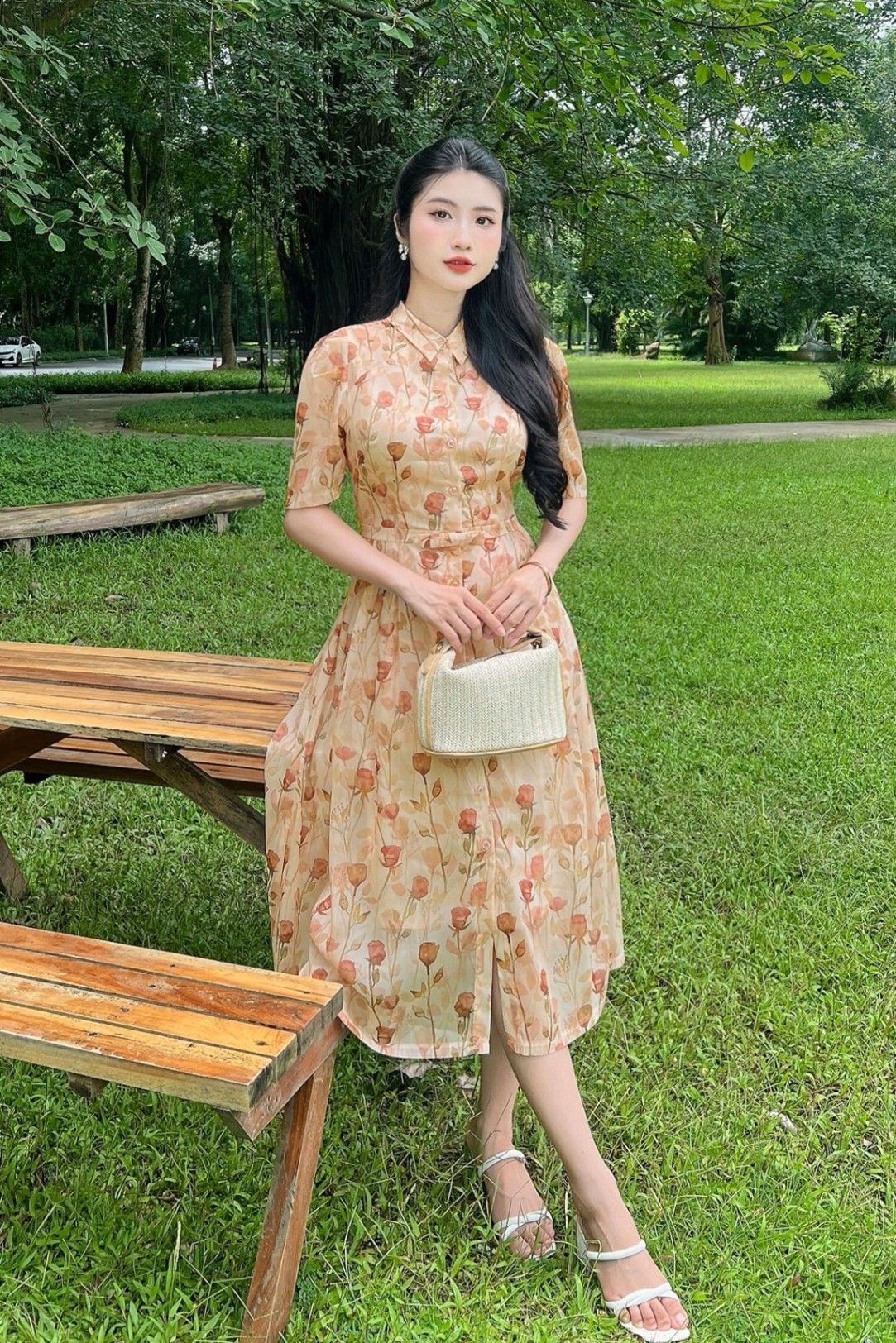 Đầm đai eo - L63L24Q005