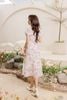Đầm xòe vai chờm in họa tiết - L63L25H007