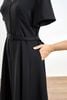Đầm xòe khóa kéo; đai eo - L63L25H023
