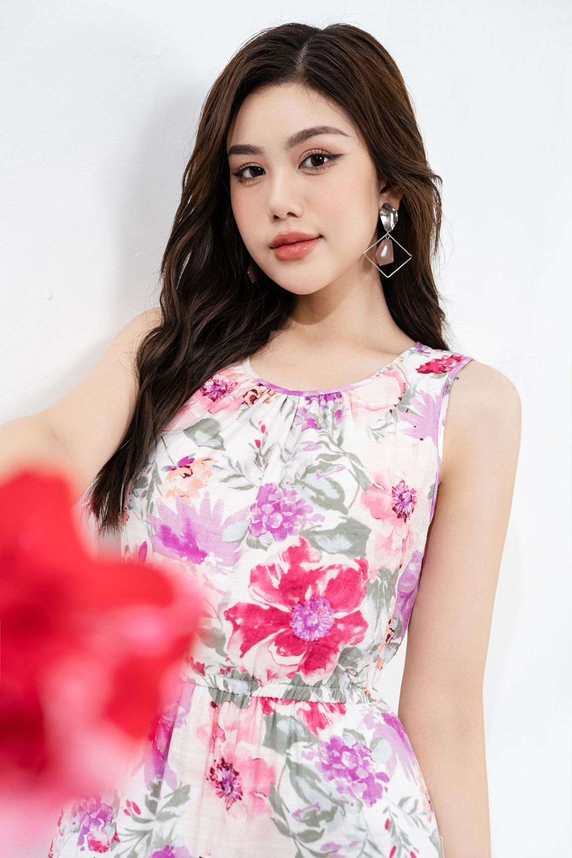 Đầm nhún 3 tầng - L63M23H019