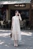 Đầm maxi cổ yếm buộc nơ - L63M25H029
