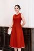 Đầm dạ sát nách - L63R23T017