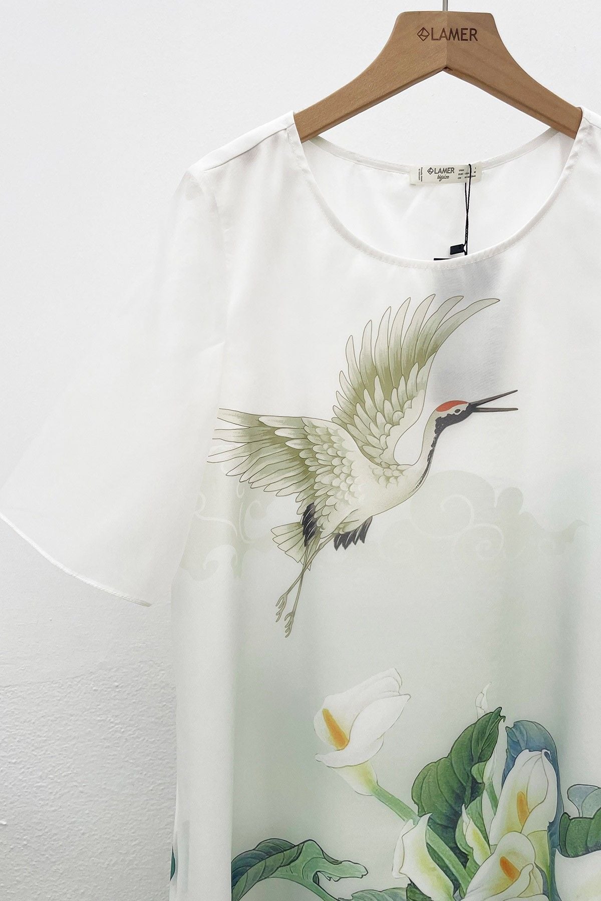 Đầm voan suông in họa tiết - L63T24H029