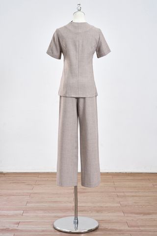 Quần ống rộng túi dọc sườn - L64W25Q002