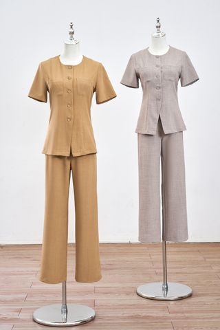 Quần ống rộng túi dọc sườn - L64W25Q002