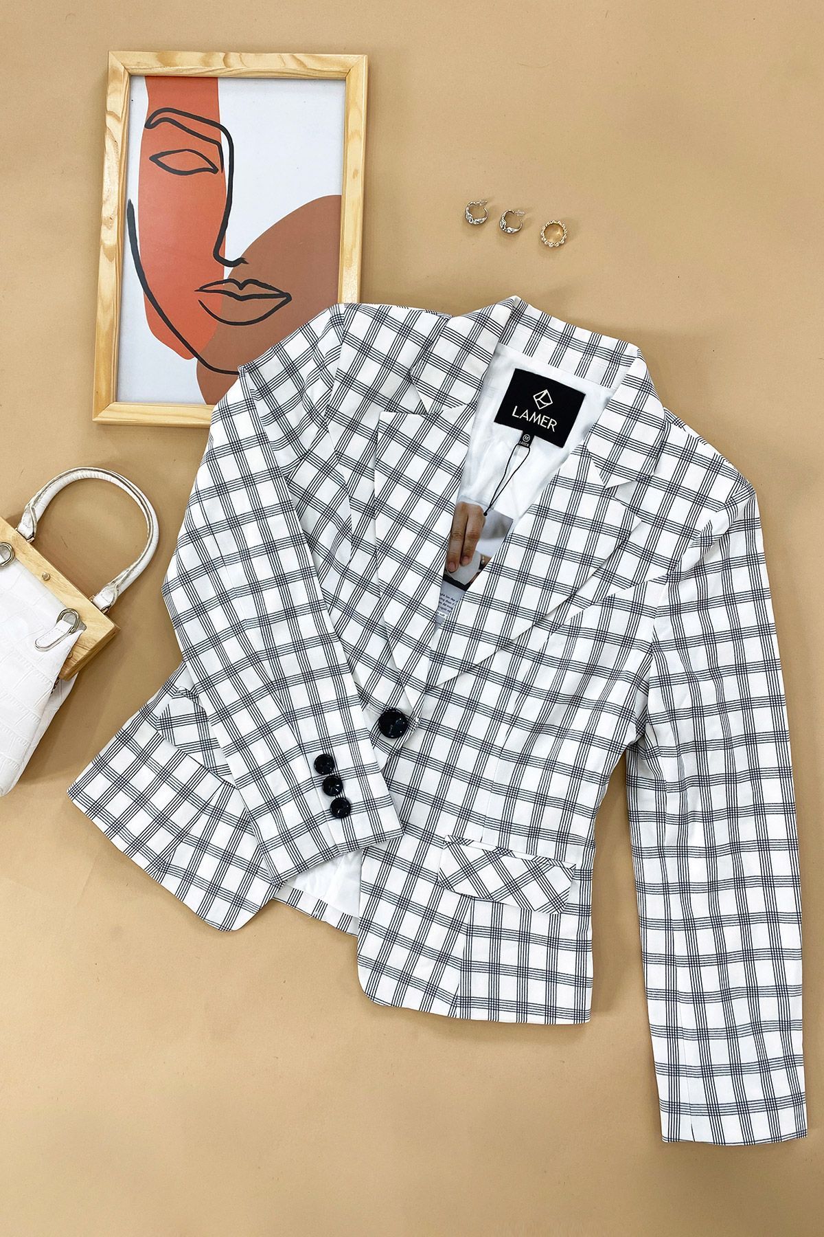 áo vest cổ 2 ve - L65B22T052
