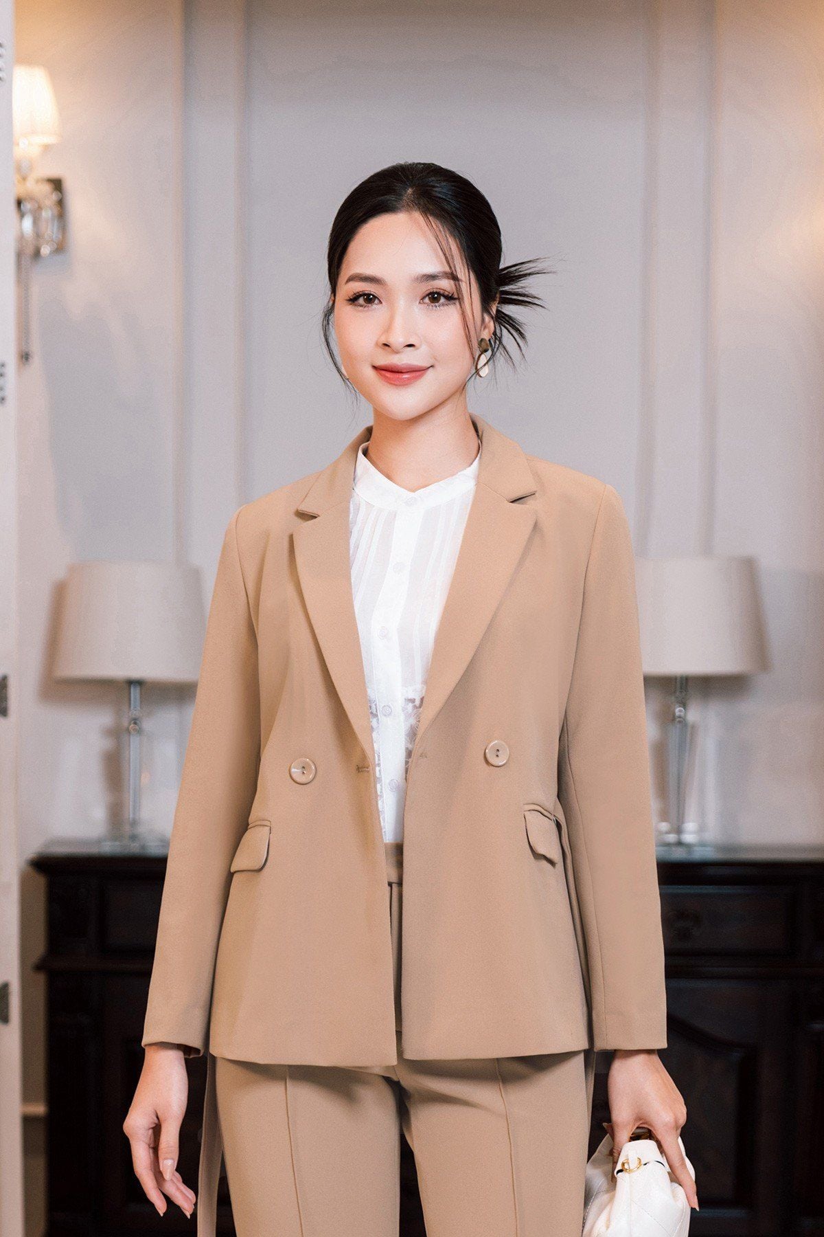 áo vest cổ 2 ve - L65B23T024