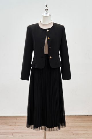 Áo vest vạt tròn - L65B24T018