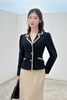 Áo vest cổ 2 ve đắp dây - L65B24T019
