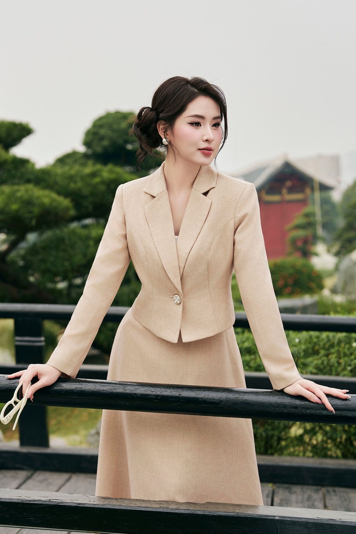 Áo vest 2 lớp cổ 2ve - L65B24T021