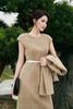 Áo vest cổ leo cài hoa - L65B24T022