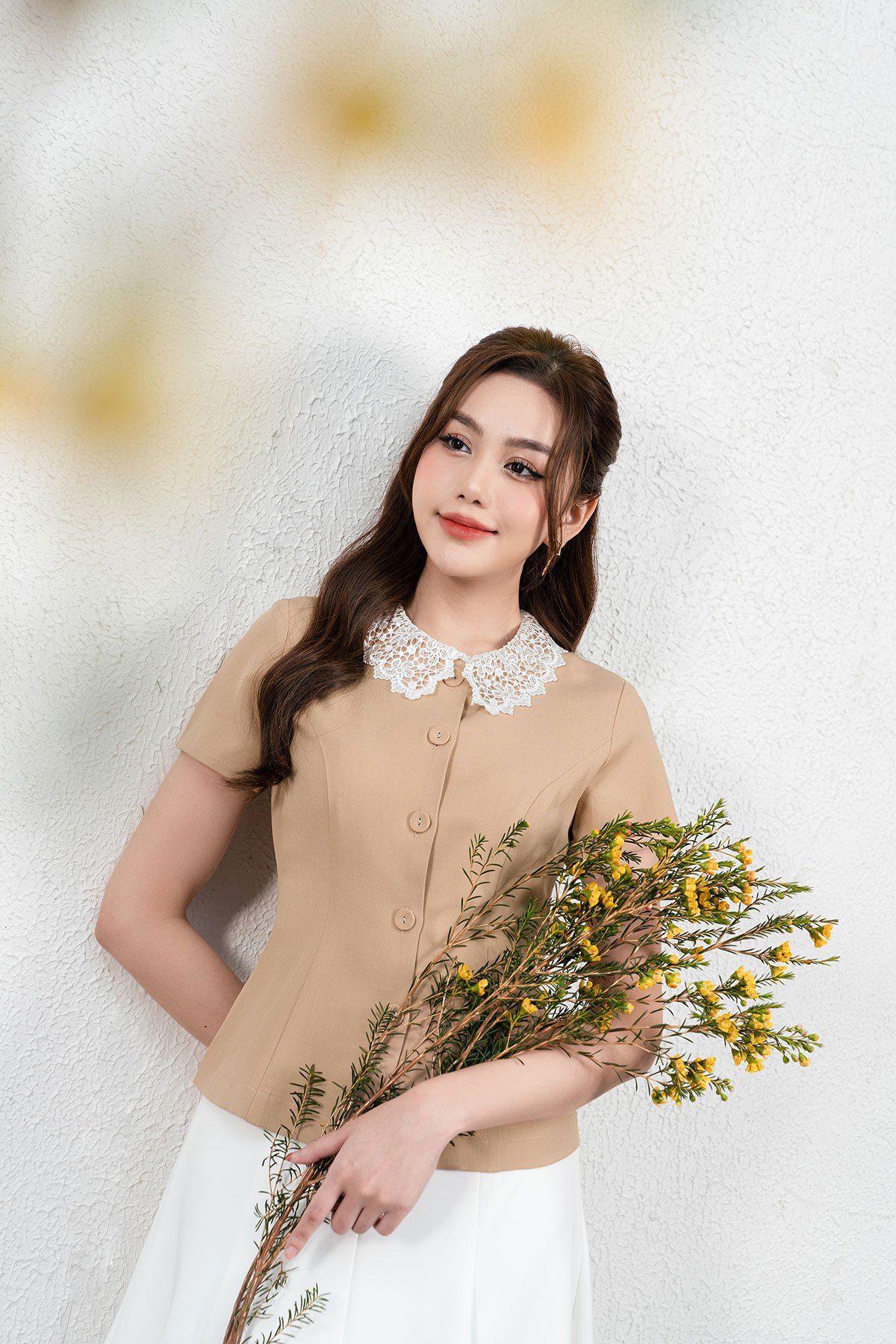 áo ký giả phối cổ - L65D23Q004