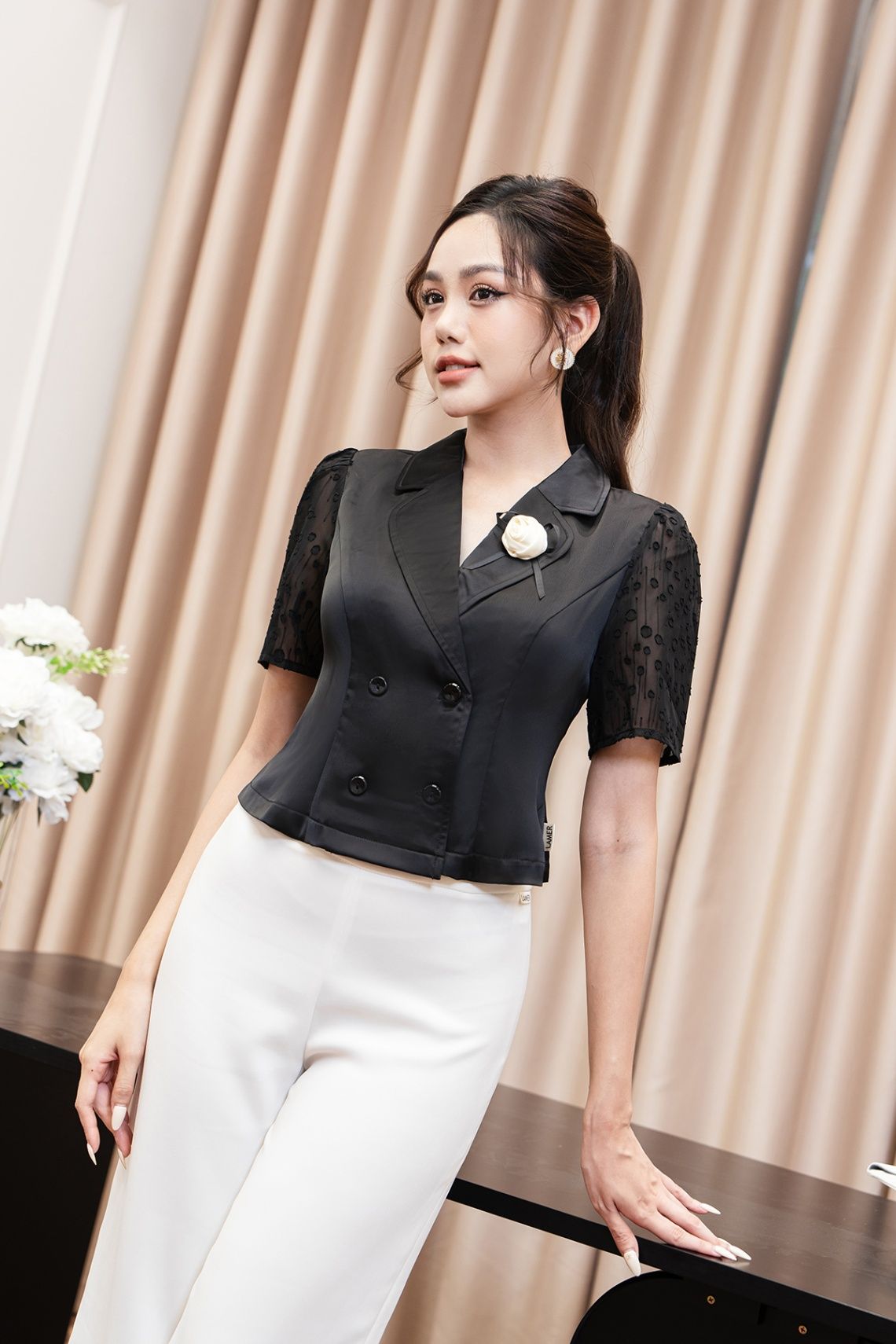 áo cổ 2 ve - L65D23Q011