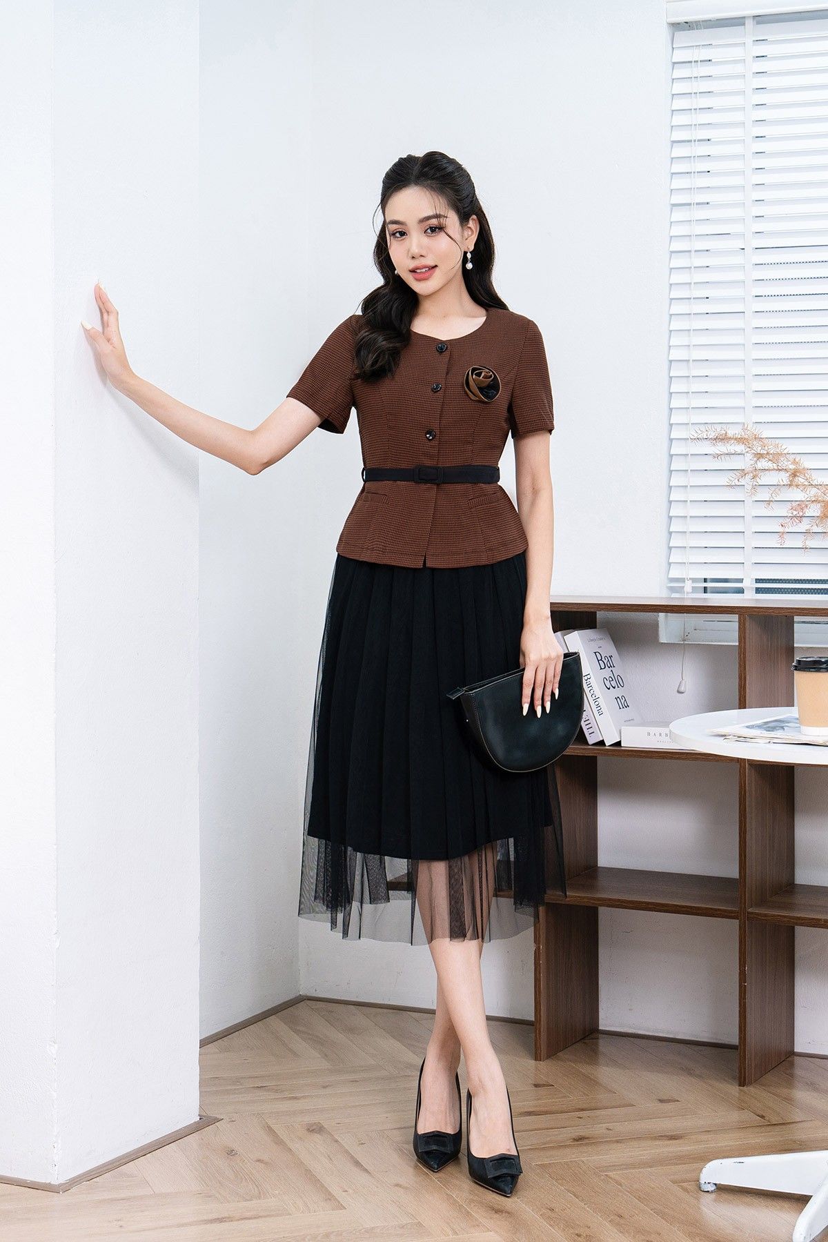 áo cổ tròn - L65D23Q013