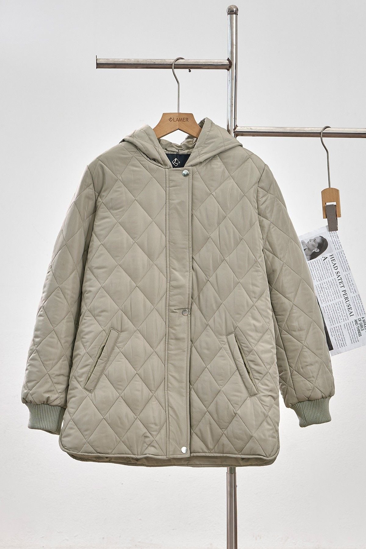 Áo phao cổ mũ - L65P24T007