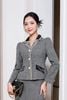 áo vest dạ cổ 2 ve phối dây - L65W23T019