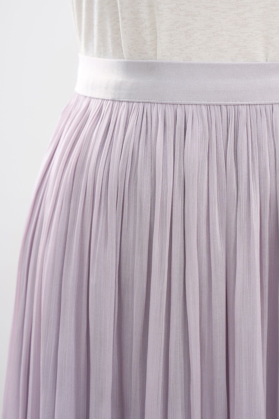 Chân váy tơ nhân tạo 2 lớp - N62L24Q008