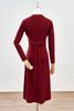 Đầm len dài tay dáng dài cổ cut out - N63R24T019