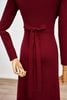 Đầm len dài tay dáng dài cổ cut out - N63R24T019