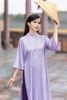 Áo dài cách tân gấm - O61A24Q023 ( Không kèm quần )