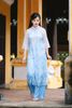 Áo dài cách tân phối tay - O61A24Q025 ( Không kèm quần )