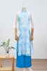 Áo dài cách tân phối tay - O61A24Q025 ( Không kèm quần )