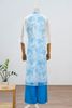 Áo dài cách tân phối tay - O61A24Q025 ( Không kèm quần )