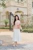 Áo peplum cổ phối đính hoa - O61B24Q016