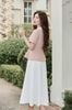 Áo peplum cổ phối đính hoa - O61B24Q016