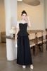 Áo peplum phối cầu ngực - O61B25Q003
