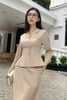 áo peplum tay lỡ cổ bẻ - O61H24Q007