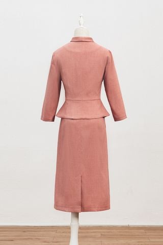 áo peplum tay lỡ cổ bẻ - O61H24Q007